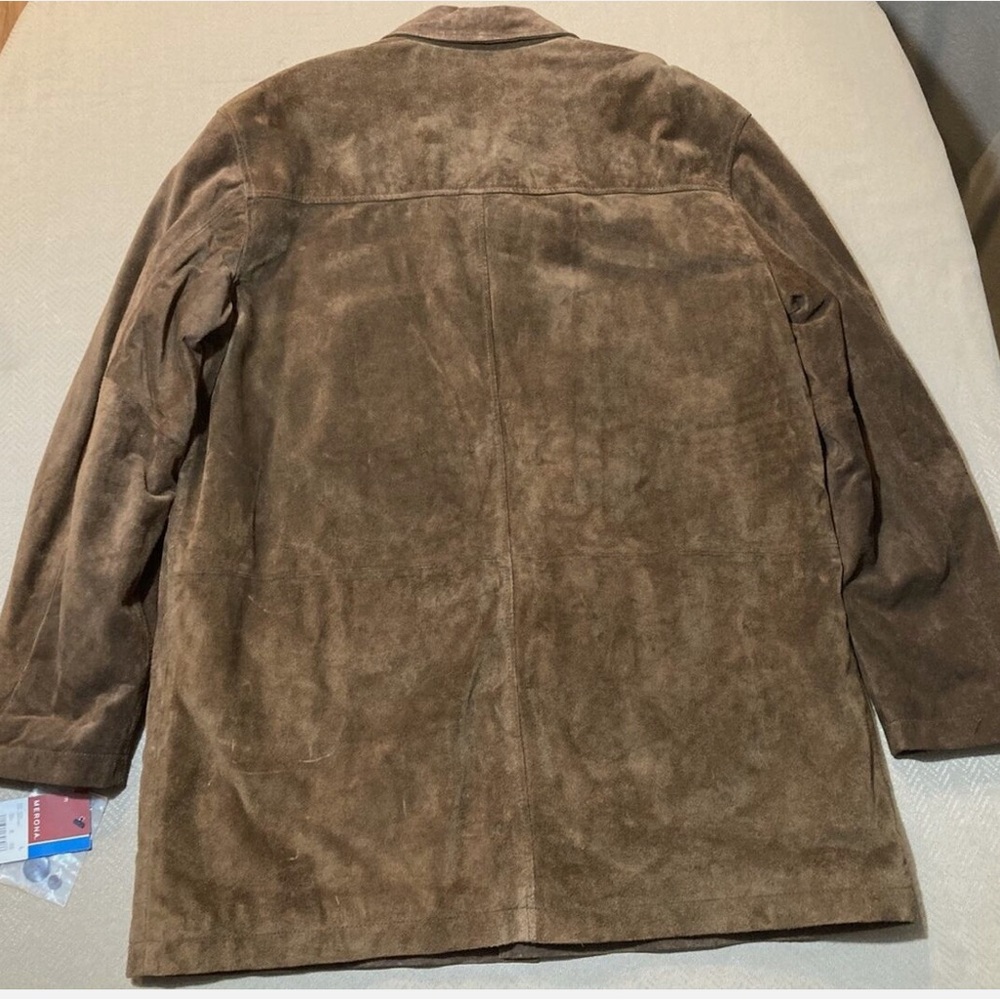 NWT Vintage Brown Suede Jacket - Picture 7 of 17